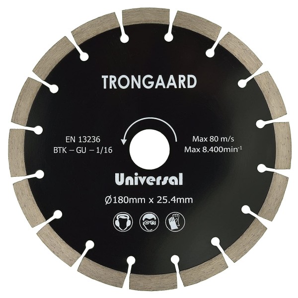 TRONGAARD DIAMANT-TRENNSCHEIBE 180mm/25.4mm - Universal Premium